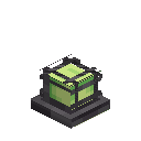 Small Lime Industrial Lamp