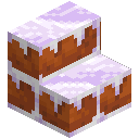 Frosted Gingerbread Brick Stairs