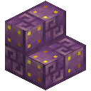 Smooth Gilded Sourcestone: Alternating Stairs