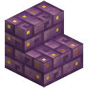 Smooth Gilded Sourcestone: Small Bricks Stairs
