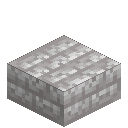 Cracked White Dacite Brick Slab