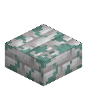 Mossy White Dacite Brick Slab