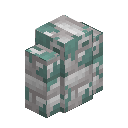 Mossy White Dacite Brick Wall