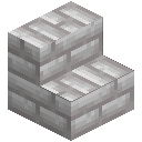 White Dacite Brick Stairs
