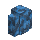 Mossy Turquoise Cobblestone Wall