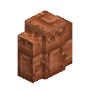Cracked Red Rock Brick Wall