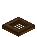 Barred Dark Oak Trapdoor