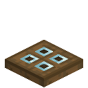 Classic Windowed Spruce Trapdoor