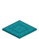 Cornered Cyan Carpet