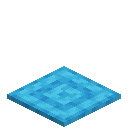 Cornered Light Blue Carpet