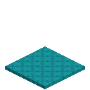 Cross Haired Cyan Carpet