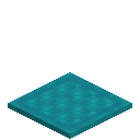 Harsh Quilted Cyan Carpet