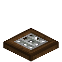 Iron Barred Dark Oak Trapdoor
