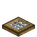 Iron Barred Oak Trapdoor