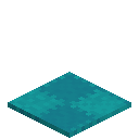 Patched Cyan Carpet