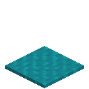 Ribbled Cyan Carpet