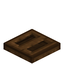 Slotted Dark Oak Trapdoor