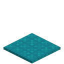 Tiled Cyan Carpet