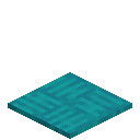 Tripped Cyan Carpet