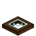 Windowed Dark Oak Trapdoor