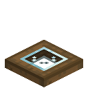 Windowed Spruce Trapdoor