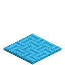 Woved Light Blue Carpet