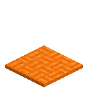 Woved Orange Carpet
