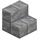 Cut Andesite Brick Stairs