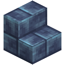 Cut Asurine Brick Stairs