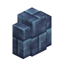 Cut Asurine Brick Wall