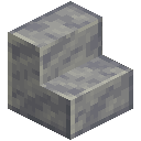 Polished Cut Andesite Stairs