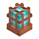 Blue Copper Cage Lamp