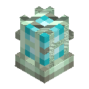 Blue Zinc Cage Lamp
