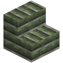 Corner Verdant Brick Stairs