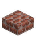 Cracked Red Brick Slab
