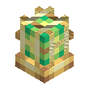 Green Brass Cage Lamp