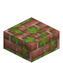 Mossy Red Brick Slab