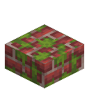 Mossy Scarlet Brick Slab