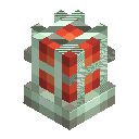 Red Zinc Cage Lamp