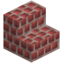 Short Scarlet Brick Stairs