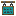 Cyan Hanging Canvas Sign