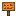 Orange Canvas Sign
