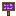 Purple Canvas Sign