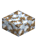 Snowy Cobbled Siltstone Slab