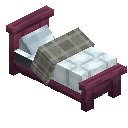 Crimson Fancy Bed