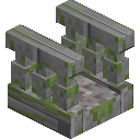 Balustrade Mossy Stone Bricks Bridge