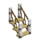 Rope Birch Bridge Stair