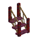 Rope Crimson Bridge Stair