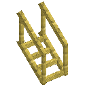 Dry Bamboo Bridge Stair