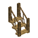 Rope Oak Bridge Stair